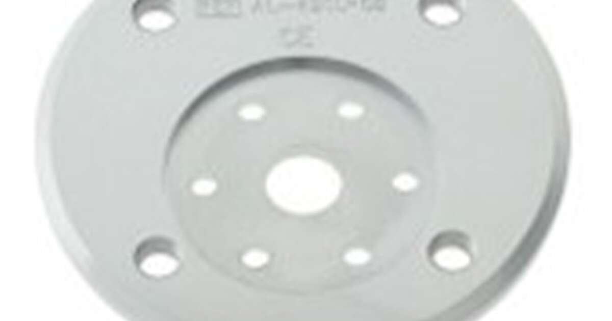 Round 4-hole base plate with offset shuttle lock relief, .250 ...