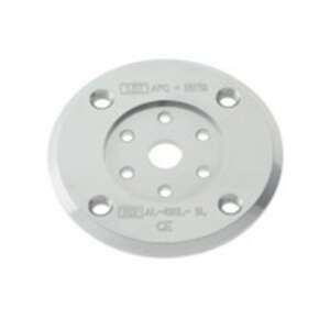 Round 4-hole base plate with center lock relief, .250"