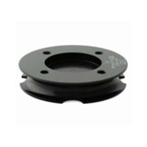 4-hole black anodized base plate, .625"